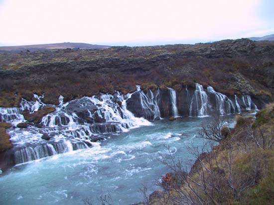 09 - Water flowing from within lava flow