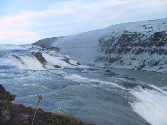 21 - Gullfoss waterfall from above