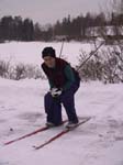 34-Laurie trains for some cross country skiing near Espoo