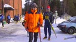 40-Heidi prepares for a 35km cross country skiing event at Ilomantsi (Eastern Finland)