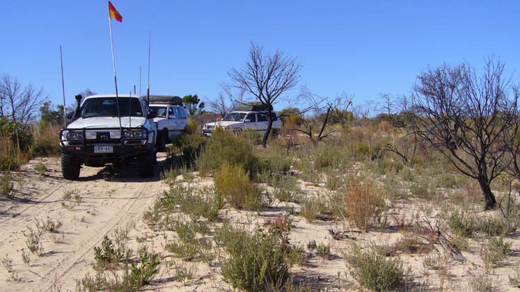 10-Convoy takes a break in Big Desert State Forest