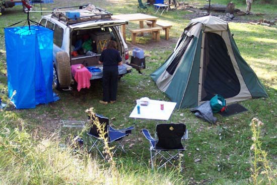 20-Hoppy's camp set up on Buckwong Creek