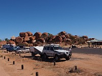 Lunch stop at Devils Marbles