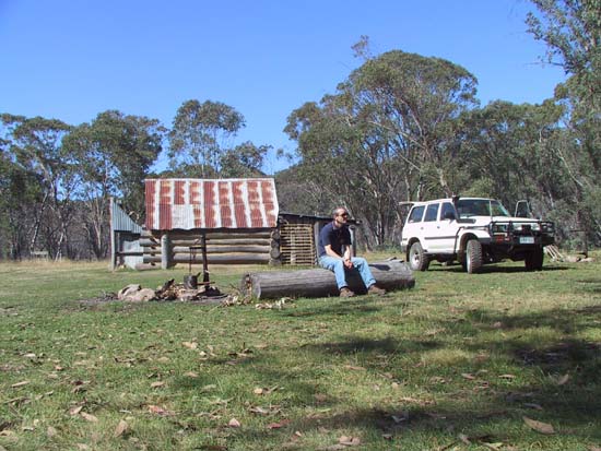 18-Ryan relaxes at Davies Hut